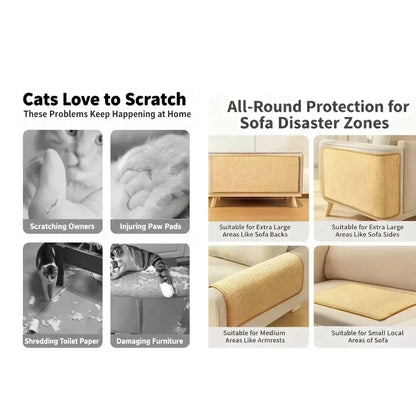 cat scratcher with hanging ball