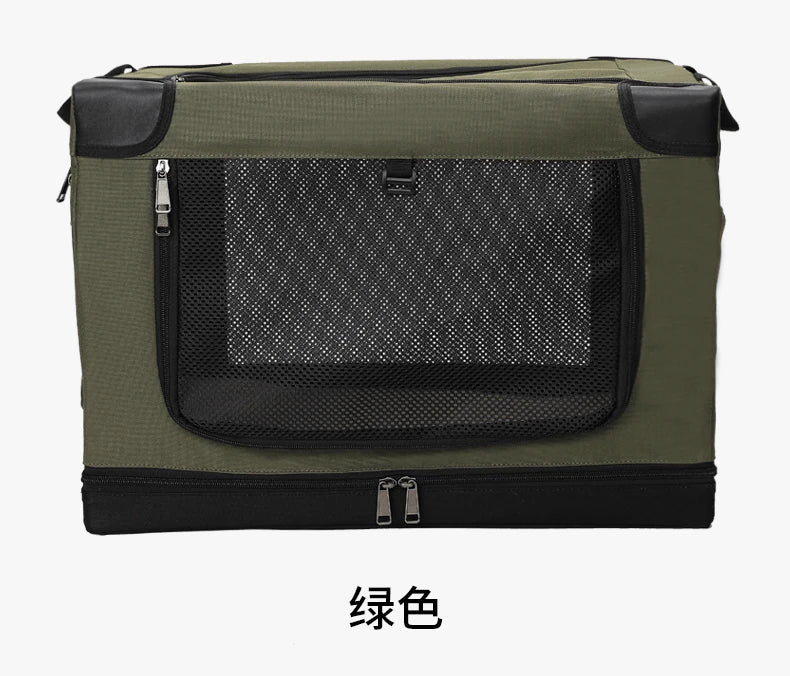 Car Dog Cage Trunk Dog Cage Large, Medium and Small Pet Safety Seat Cat Cage Foldable Car Ride Artifact