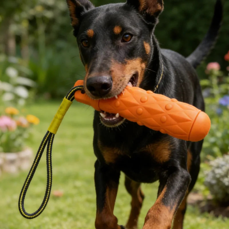 EVA Biting Stick With Rope Colors Dogs Tooth Chew Toy Indestructible Pet Supplies Large Safe Joint Dog Tough Play Toys Resistant