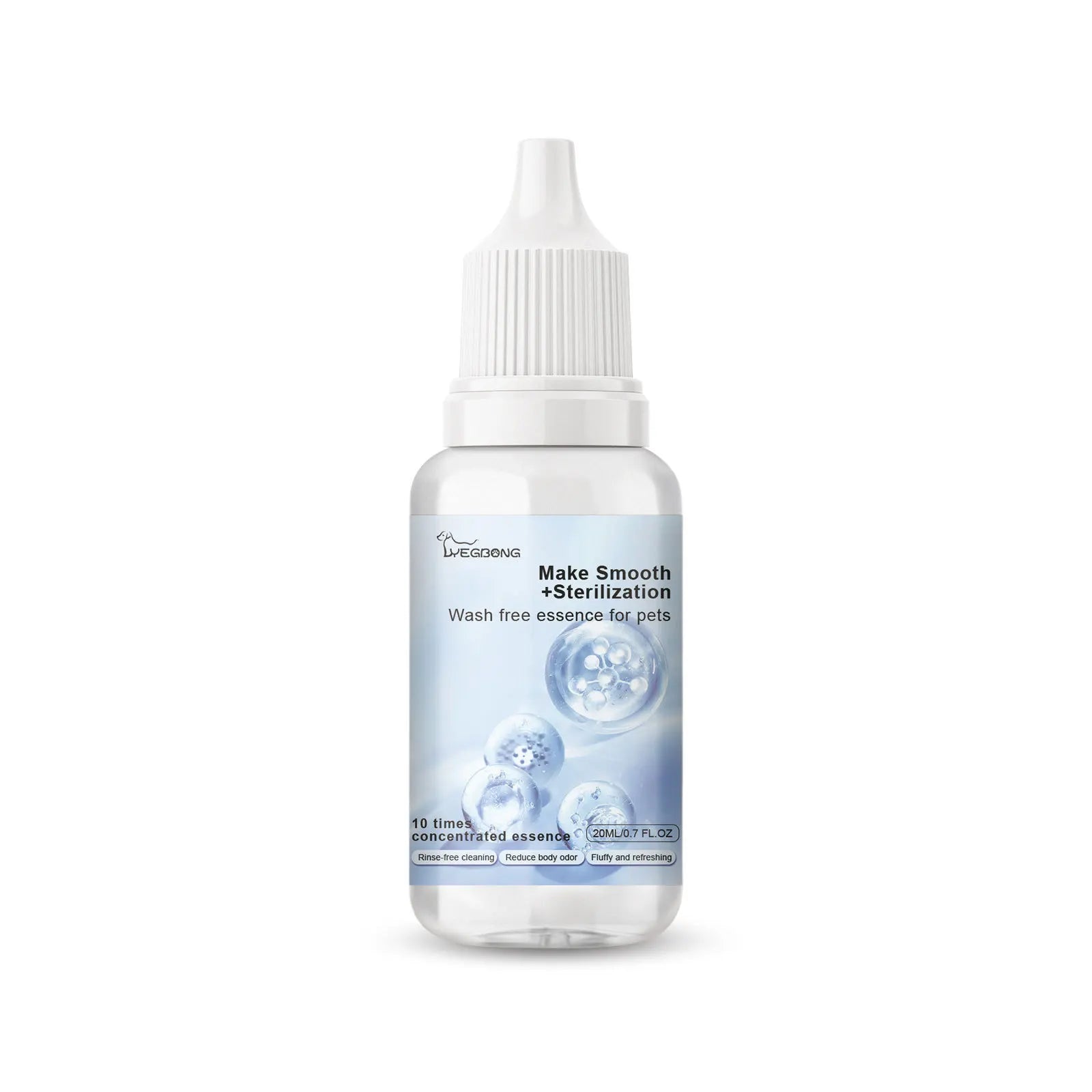 Pet Wash Free Essence Lasting Deodorizing Remove Grease And Dirt Gentle Decontaminating Waterless Dry Clean Cat No Rinse Cleaner