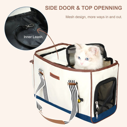 Portable Pet Dog Cat Carrier,Transport Breathable Bag,Fashion Handbag Backpack Air Box For Puppy Kitty Horizon