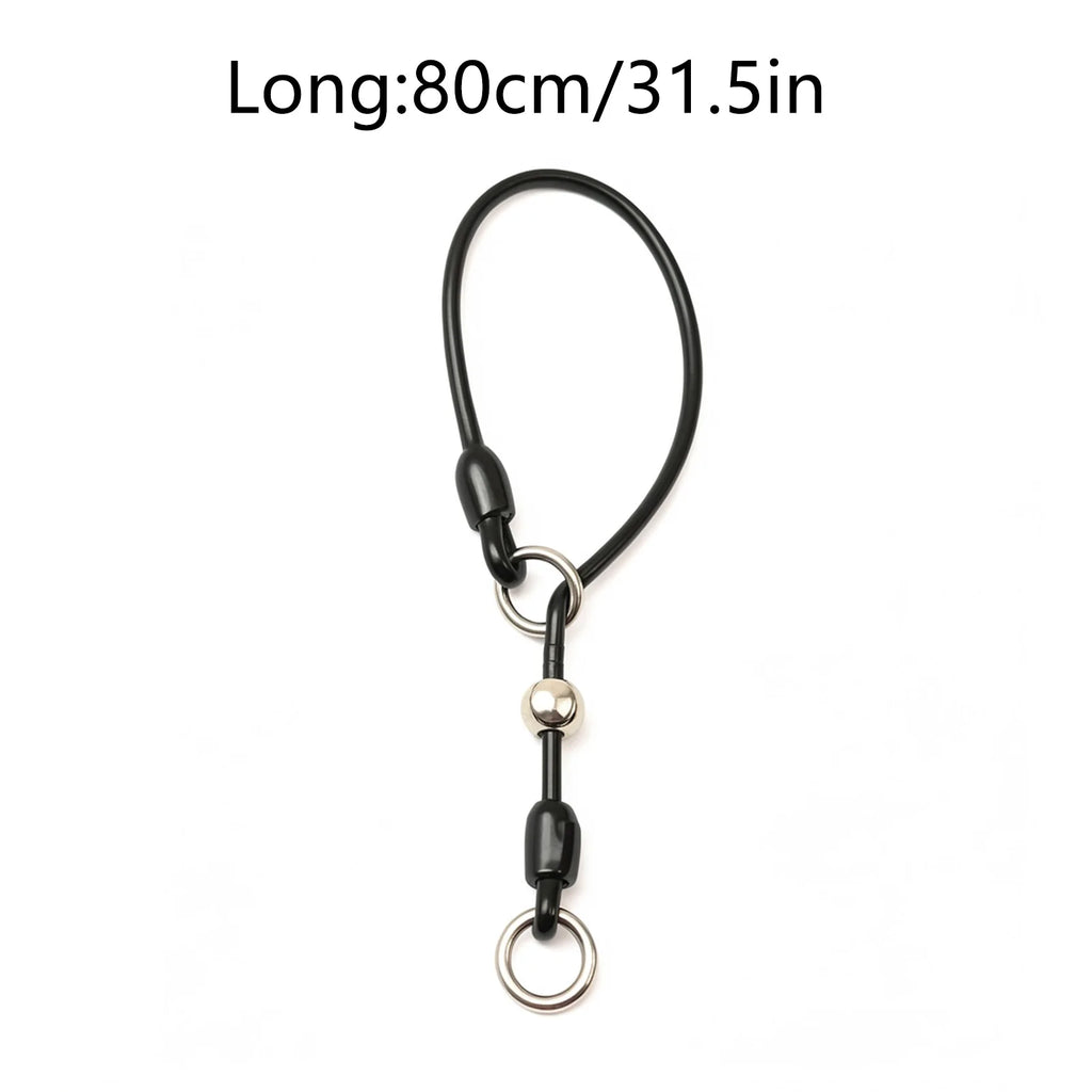 Dog Collar Steel Wire Coated P Rope Anti Explosion Collar Training Use P Rope Collar Suitable For Walking Medium Large Dogs
