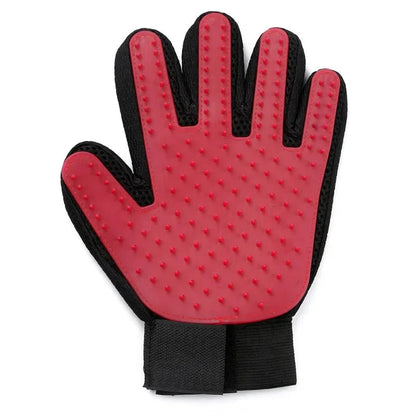 Silicone Pet Grooming Gloves — Hair Removal &amp; Bath Brush Horizon