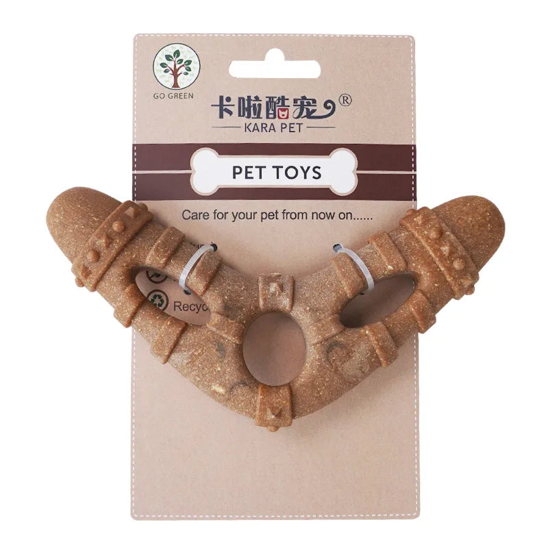 Dog toys imitation bone teething sticks resistant to bite teeth cleaning self-hi and relieveboredom dog toys for large dogs dogs
