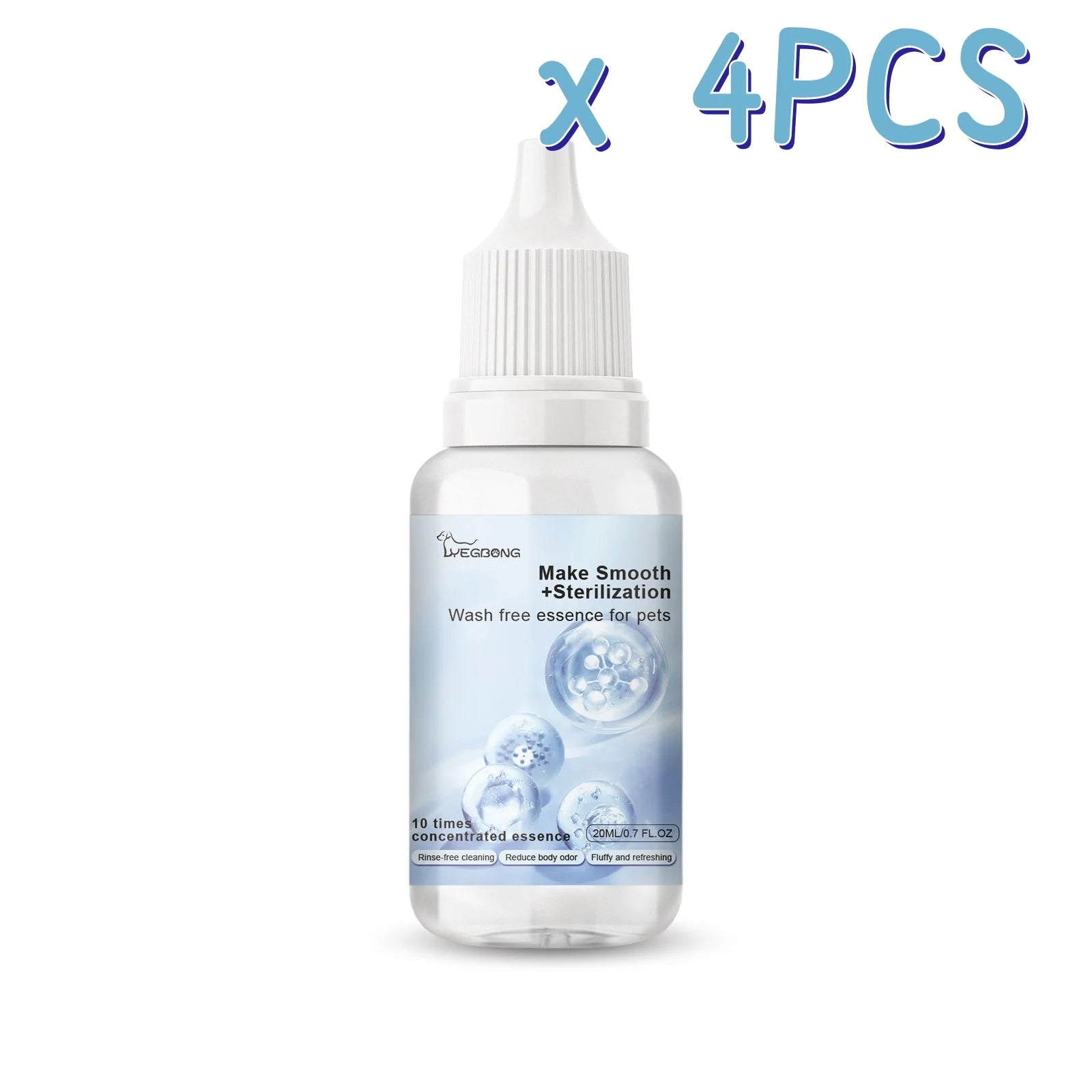 Pet Wash Free Essence Lasting Deodorizing Remove Grease And Dirt Gentle Decontaminating Waterless Dry Clean Cat No Rinse Cleaner