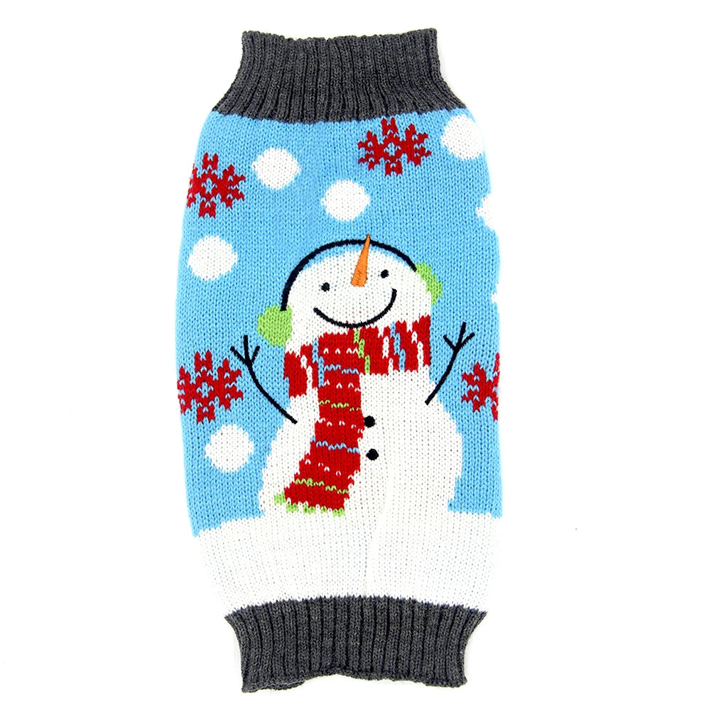 Christmas Holiday Dog Sweater — Warm Autumn &amp; Winter Outfit Horizon