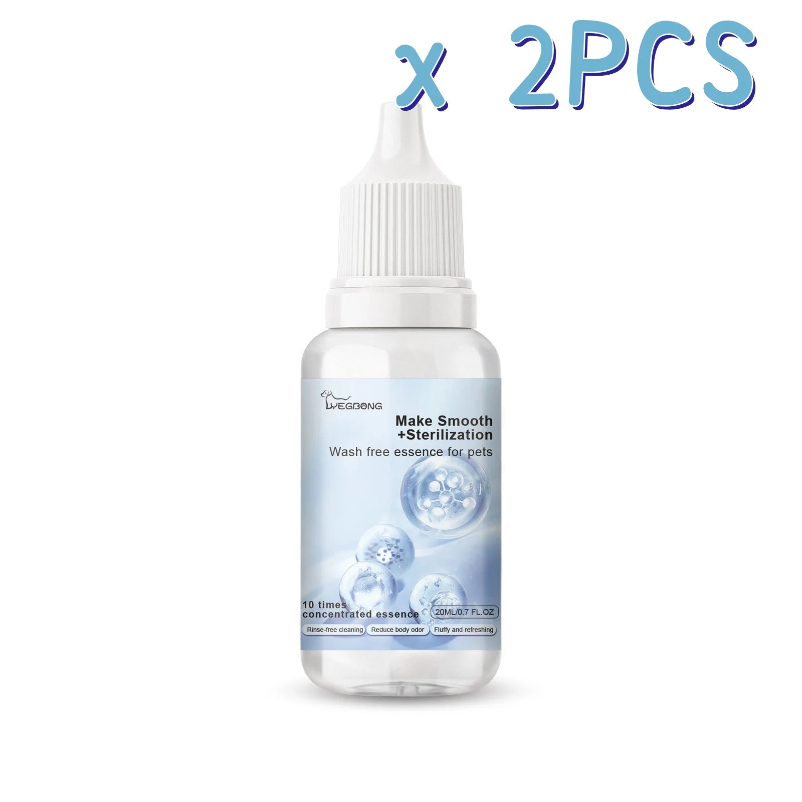 Pet Wash Free Essence Lasting Deodorizing Remove Grease And Dirt Gentle Decontaminating Waterless Dry Clean Cat No Rinse Cleaner