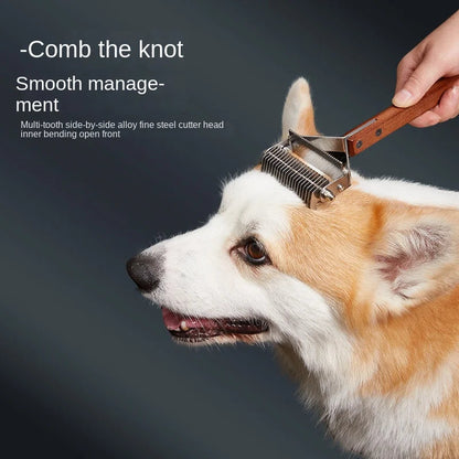 Self-Cleaning Pet Hair Remover Brush — Dogs &amp; Cats Horizon