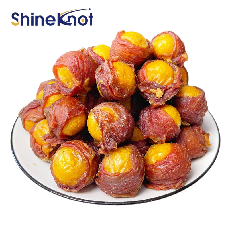 SHINEKNOT Pet Snacks Pure Chicken And Duck Meat Pack Freeze-Dried Egg Yolk Beautiful Fur Clean Teeth 200g Dog Snacks