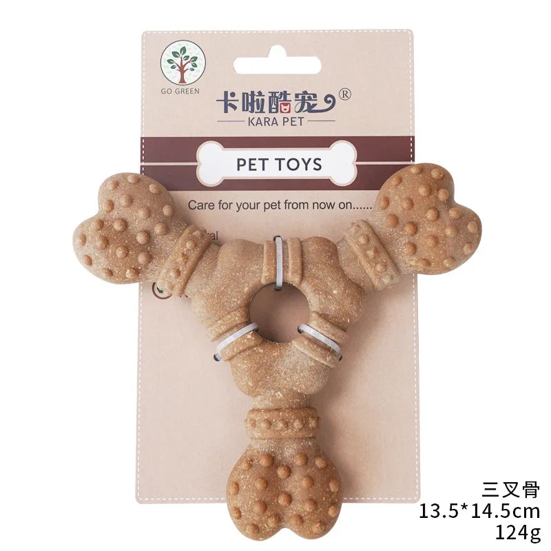 Dog toys imitation bone teething sticks resistant to bite teeth cleaning self-hi and relieveboredom dog toys for large dogs dogs