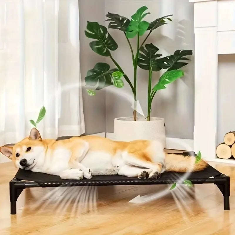 Pet Bed, Cat Dog Folding Camping Bed, Marching Bed, Portable, Detachable, Washable, All Season Cat Kennel, Puppy Bed Cat Bed