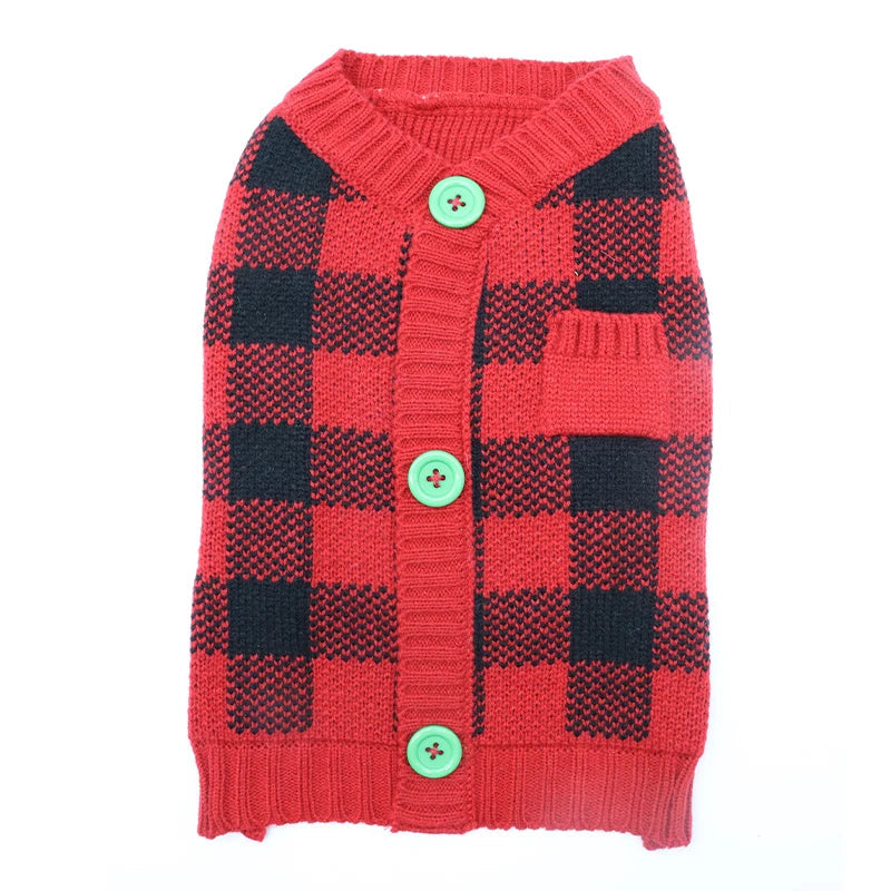 Christmas Holiday Dog Sweater — Warm Autumn &amp; Winter Outfit Horizon