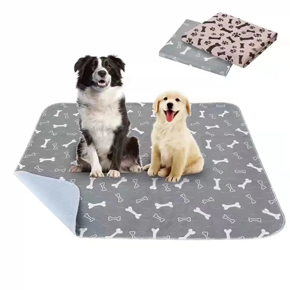 Reusable Dog Pee Pad Blanket Absorbent Diaper Pet Bed Mat Washable Puppy Training Pad for Pet Car Seat Cover Pet Bed