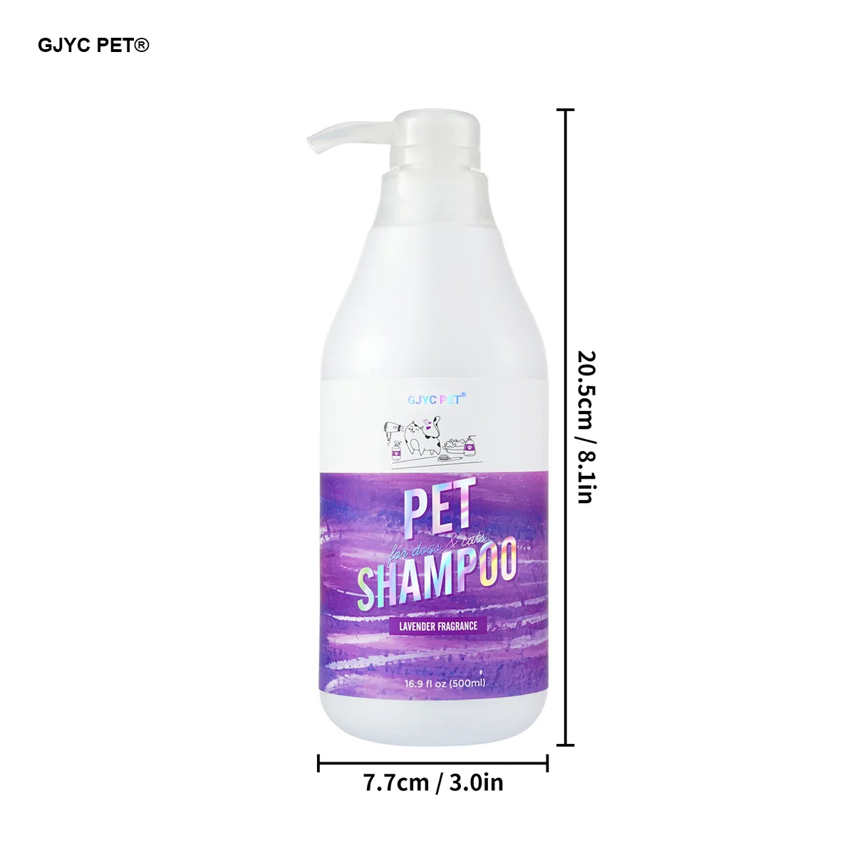 2 In 1 Lavender Dog Shampoo Conditioner Hypoallergenic Soothing Formula Healthy Shiny Coat Gentle Pet Care For Dogs Cats