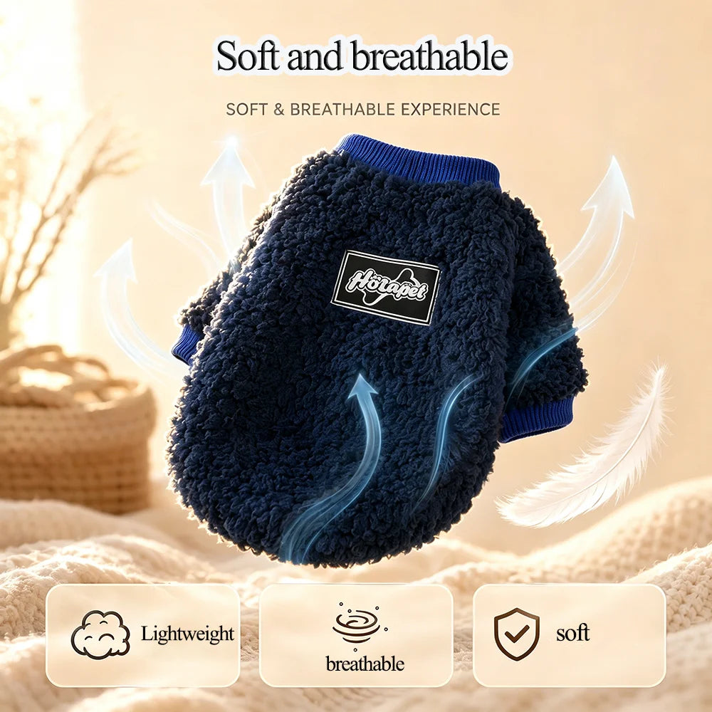 Warm Cat Clothes for Winter Fleece Pet Sweater for Small Medium Pets Soft Kitten Costume Maine Coon Ragdoll Sphynx Cats Coats