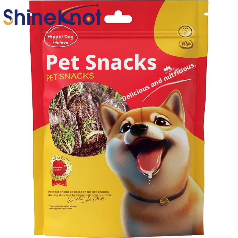 SHINEKNOT Pet 0 Add Dried Pig Testicular Slices Dog And Cat Snacks Training Rewards For Cooling Down Freeze Dried Snacks