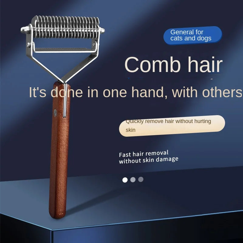 Self-Cleaning Pet Hair Remover Brush — Dogs &amp; Cats Horizon