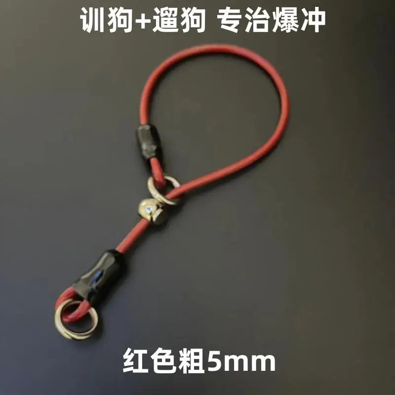 Dog Leash P Chain Explosion Proof Training Collar Small Medium Large Dogs Universal Neck Ring Competition Level Walking Dogs