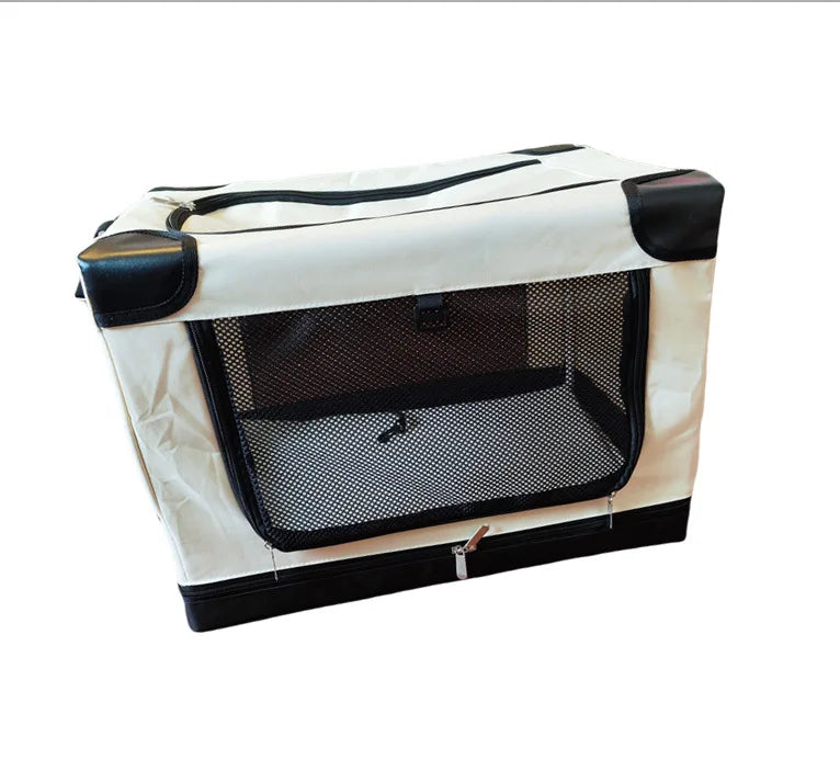 Car Dog Cage Trunk Dog Cage Large, Medium and Small Pet Safety Seat Cat Cage Foldable Car Ride Artifact