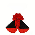 New Spooky Halloween Vampire Couture for Cats Perfect Parties and Festival Halloween Cloak Hat Festival Set Dress up pet clothes