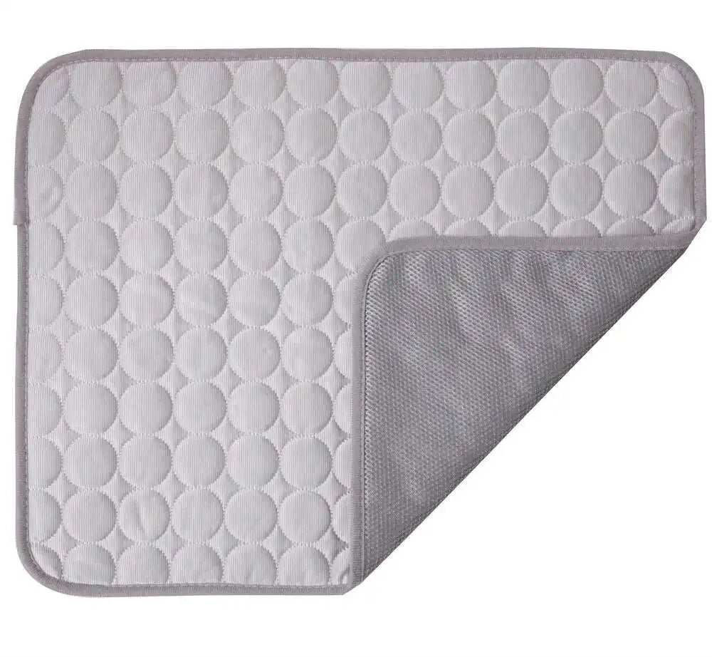 Cooling Dog Mat Summer Pad Mat For Dogs Cat Ice Silk Blanket Sofa Breathable Pet Dog Bed Summer Washable For Small Large Dog Cat
