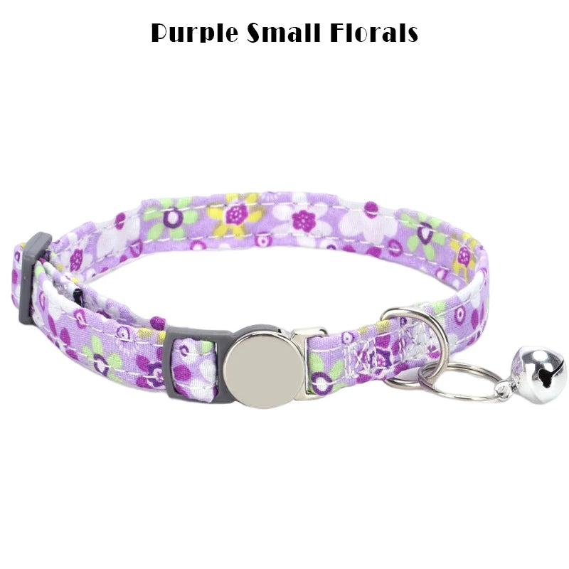 Personalized Cat collar with Bell Safety Buckle Customized Nametag Puppy Kitten Necklace Free Engraving Name ID Tag Nameplate