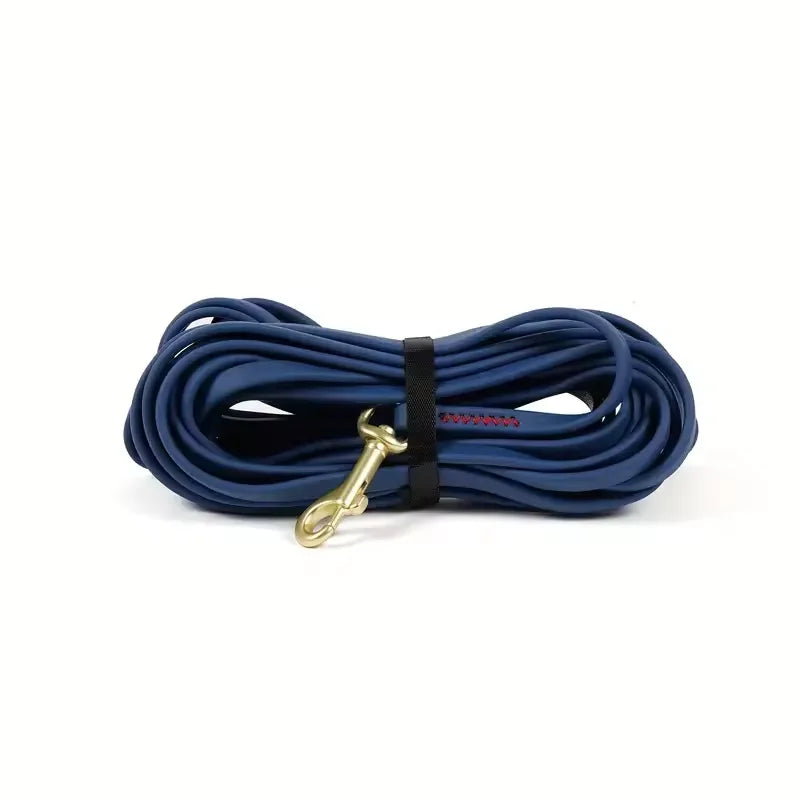 Heavy Duty Waterproof PVC Dog Leash Bite Resistant 1.5-9m Training Rope for Small Medium Large Dogs Anti-Slip Handle 7 Colors