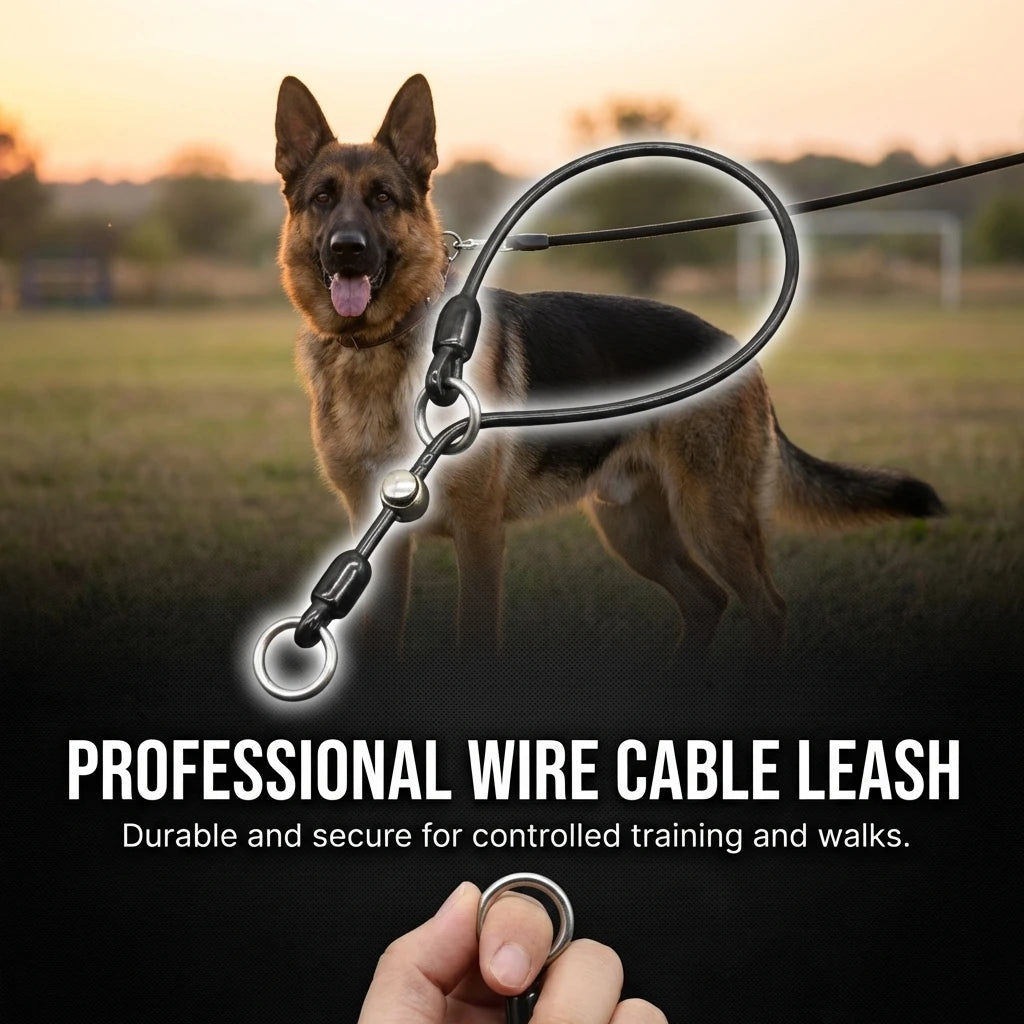 Dog Collar Steel Wire Coated P Rope Anti Explosion Collar Training Use P Rope Collar Suitable For Walking Medium Large Dogs