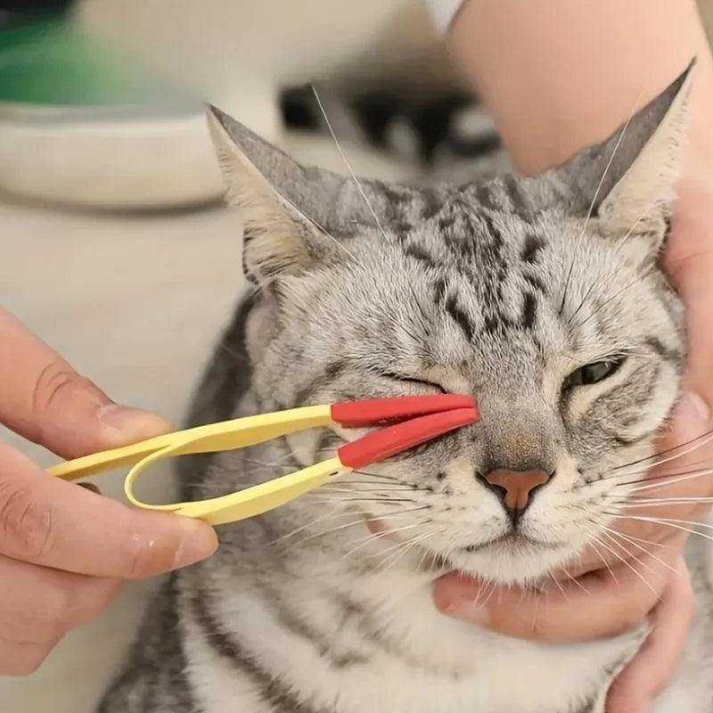 Soft Pet Eye Cleaning Comb Dog Cat Tear Stain Remover Brush Portable Gentle Eyes Cleaner Brush Pet Daily Grooming Care Tools