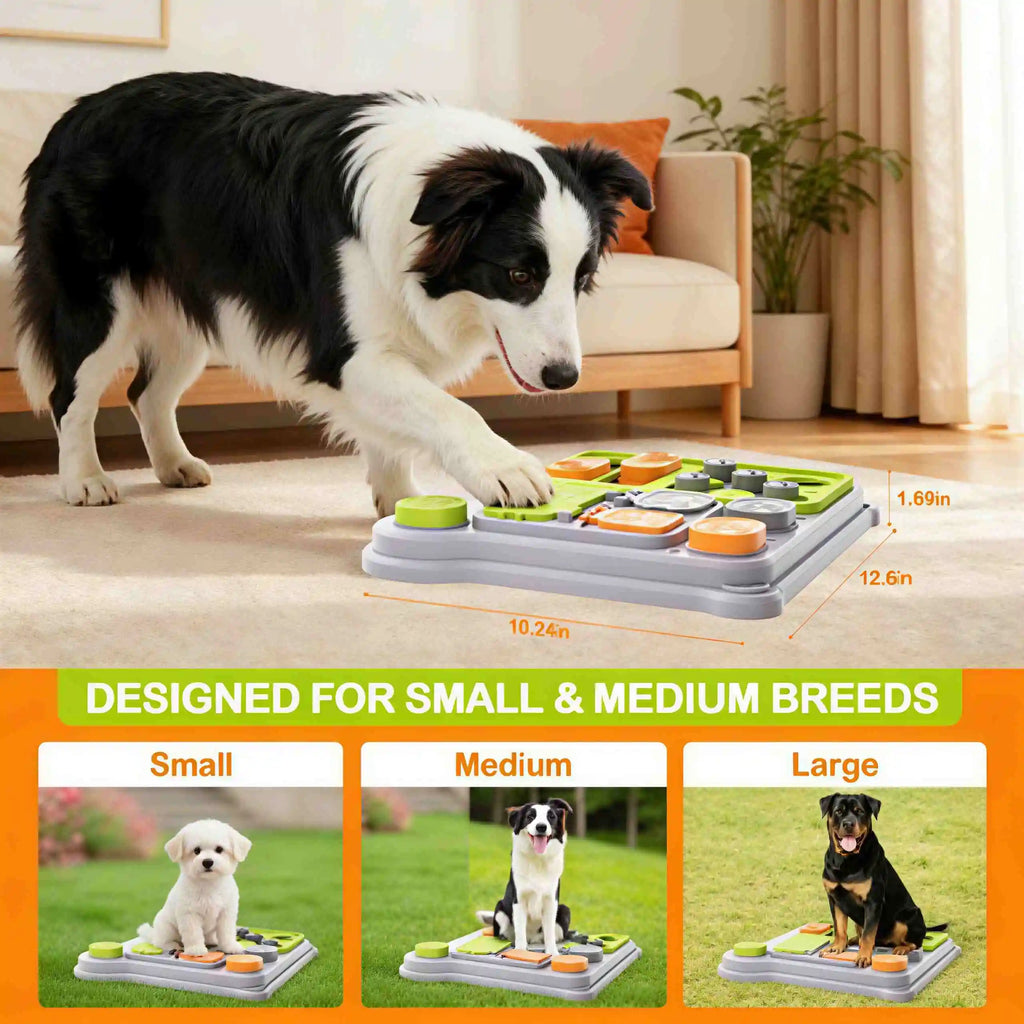 Dog Puzzle Toy & Pet Feeder - Treat Dispensing Toy for IQ Training, New Arrival, Ideal for Small/Medium Dogs