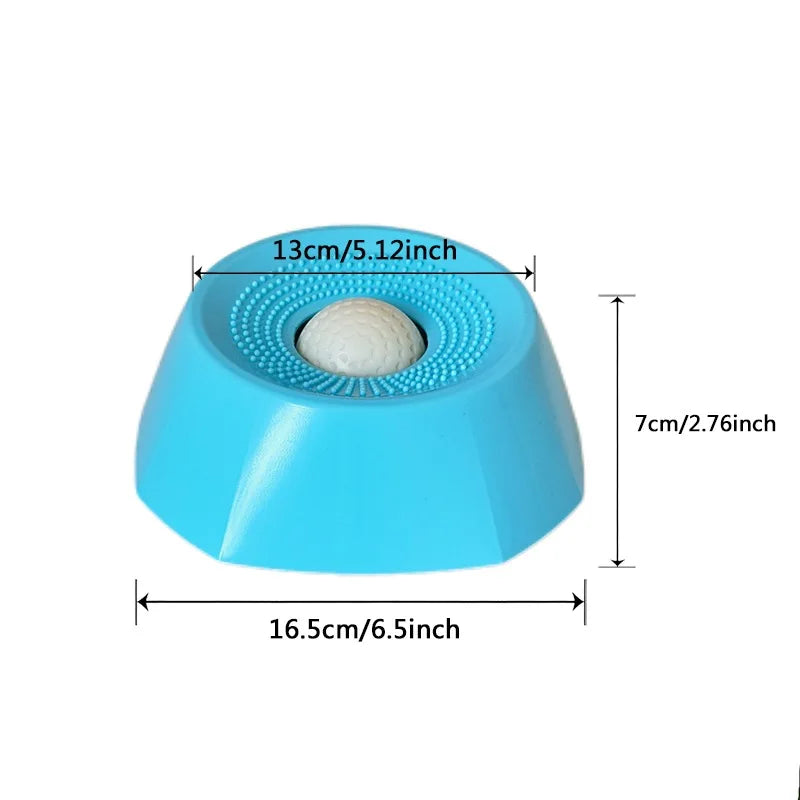 Best-selling new pet food puzzle toy fun licking slow feeder dog bowl non-slip spherical dog licker universal for cats and dogs
