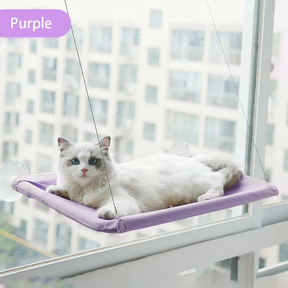20KG Pet Cat Hammock Hanging Cat Bed Bearing Comfortable Cat Sunny Window Seat Mount Kitten Climbing Frame Pet Accessories Horizon