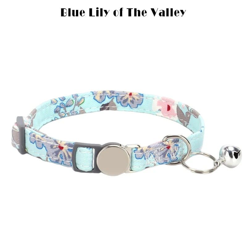 Personalized Cat collar with Bell Safety Buckle Customized Nametag Puppy Kitten Necklace Free Engraving Name ID Tag Nameplate