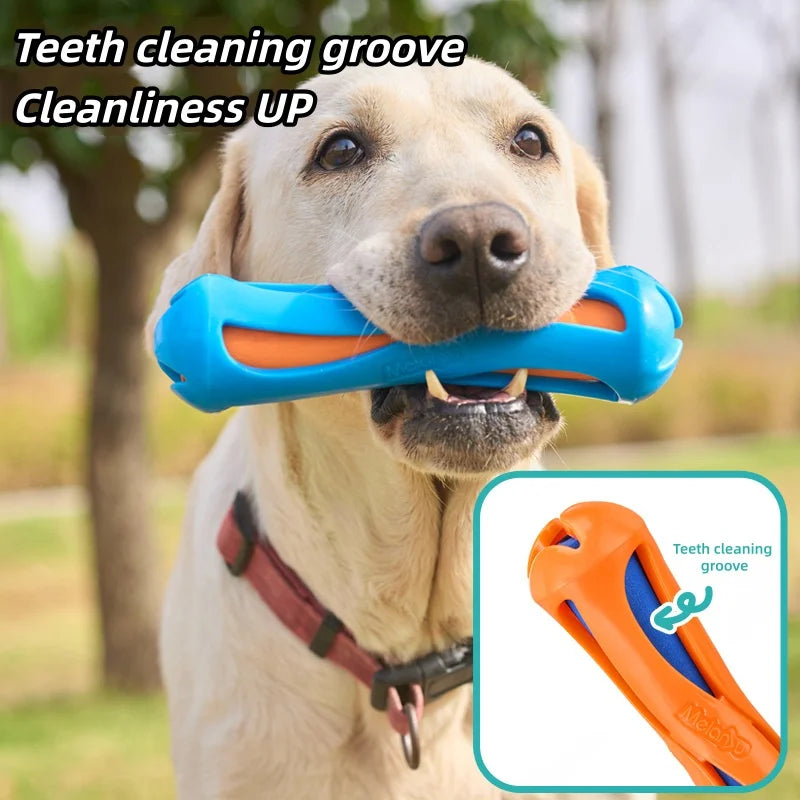 Floating Dog Water Toy for Pool | Indestructible Bite Resistant Rubber Stick | Interactive Fetch Toy for Swimming Beach