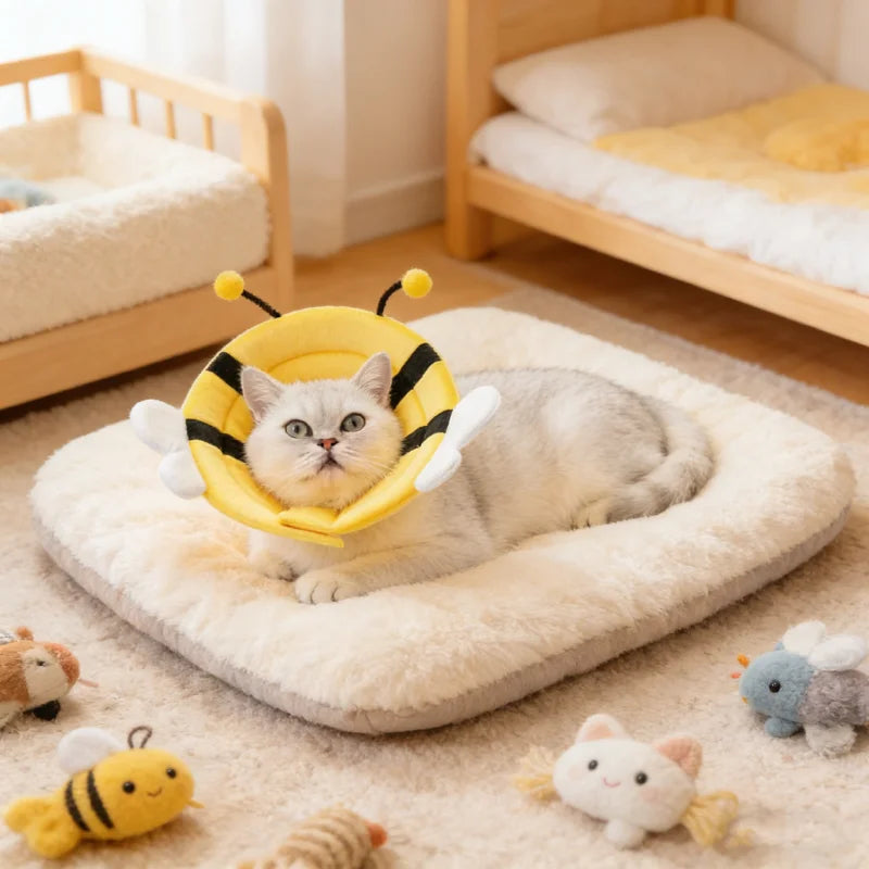 Soft Elizabeth Recovery Collar for Cats Dogs - Anti-Lick Bite Protection Cone Adjustable Pet Post-Surgery Neck Cover Wholesale