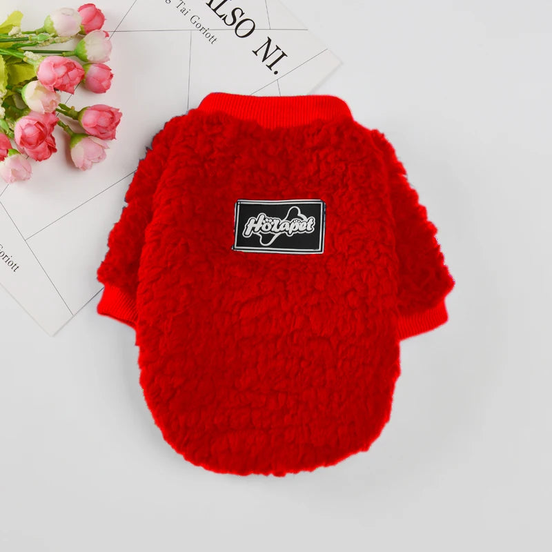 Warm Cat Clothes for Winter Fleece Pet Sweater for Small Medium Pets Soft Kitten Costume Maine Coon Ragdoll Sphynx Cats Coats