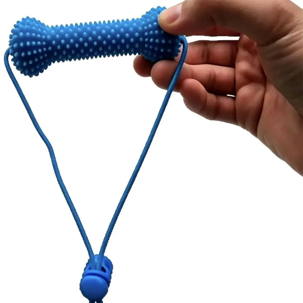Dual-Action Canine Dental Prop, Dog Dental Chew Toy for Teeth Cleaning Brushing, Reusable Dental Chews for Dogs