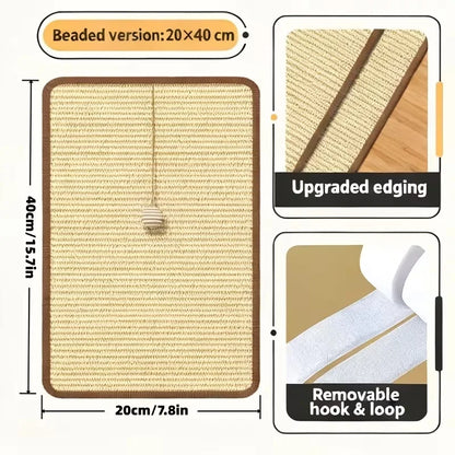 cat scratcher with hanging ball