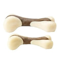 Bacon Edible Dog Chew Toy for Aggressive Chewers - Durable Nylon Bone Dental Cleaning Teeth Grinding Toy, Tartar Control 2 Size