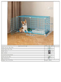 Modular Dog Cage for Small and Medium-Sized Puppies, with a Pull-Out Tray, Suitable for Corgis, Teddy Dogs, and Pomeranians, Indoor Home Dog Enclosure