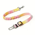 Adjustable Elastic Pet Car Seat Belt Dog Cat Single Dual Safety Restraint Leash for Vehicle Travel