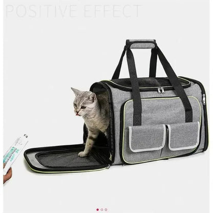 Portable Cat Backpack Carrier Foldable Expandable Pet Travel Bag Airline Approved Breathable Pet Carrier for Dog Pet Accessories Horizon