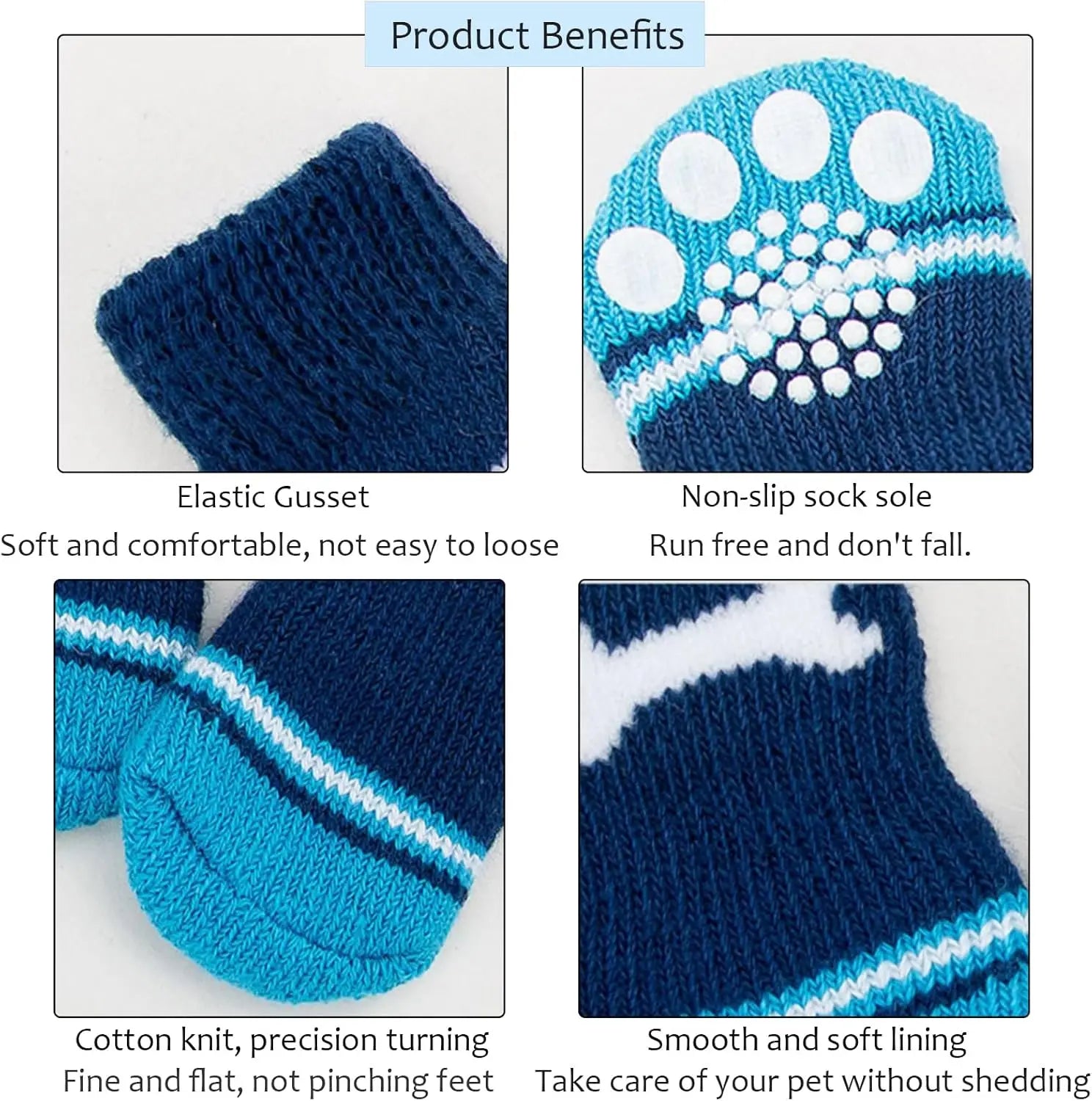 Suitable for ultra small dogs and cats, anti slip indoor pet paw protection, indoor hardwood floor wearing, multiple styles