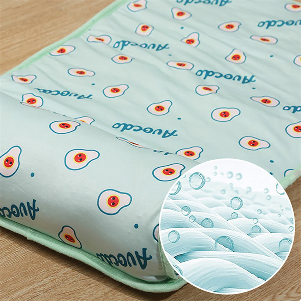 Summer Dog Cooling Mat Pet Ice Pads Cat Breathable Blanket Cat Washable Sofa Breathable Pet Dog Bed Small Animal Cold Bed