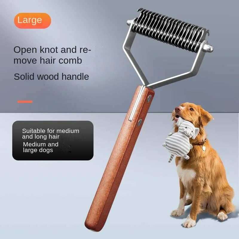 Self-Cleaning Pet Hair Remover Brush — Dogs &amp; Cats Horizon