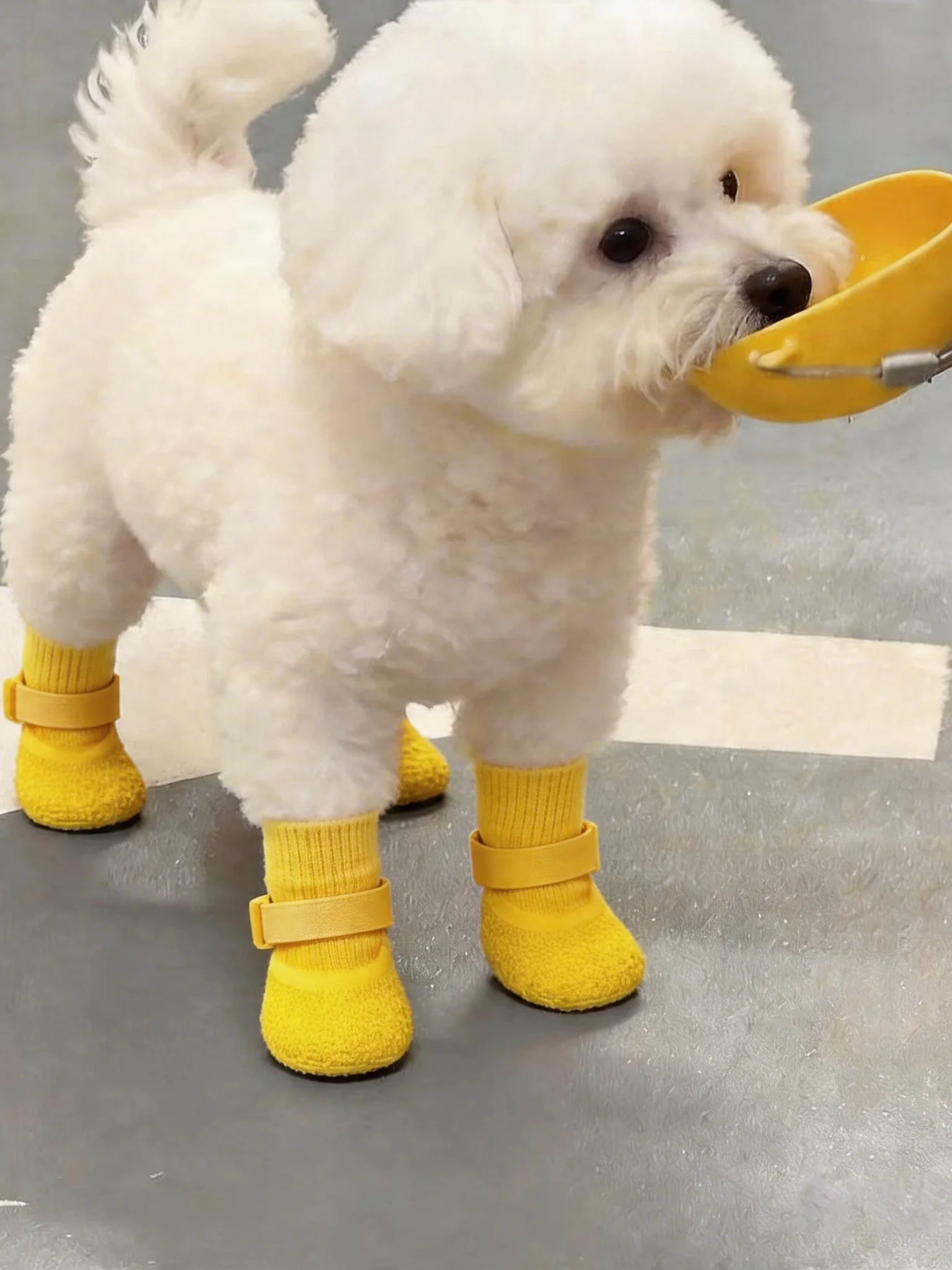 Dogs Anti-Slip Waterproof Soft-Soled Shoes Prevent Falling off Dog Socks for Outdoor Wear Resistant Slip-On Pet Footwear