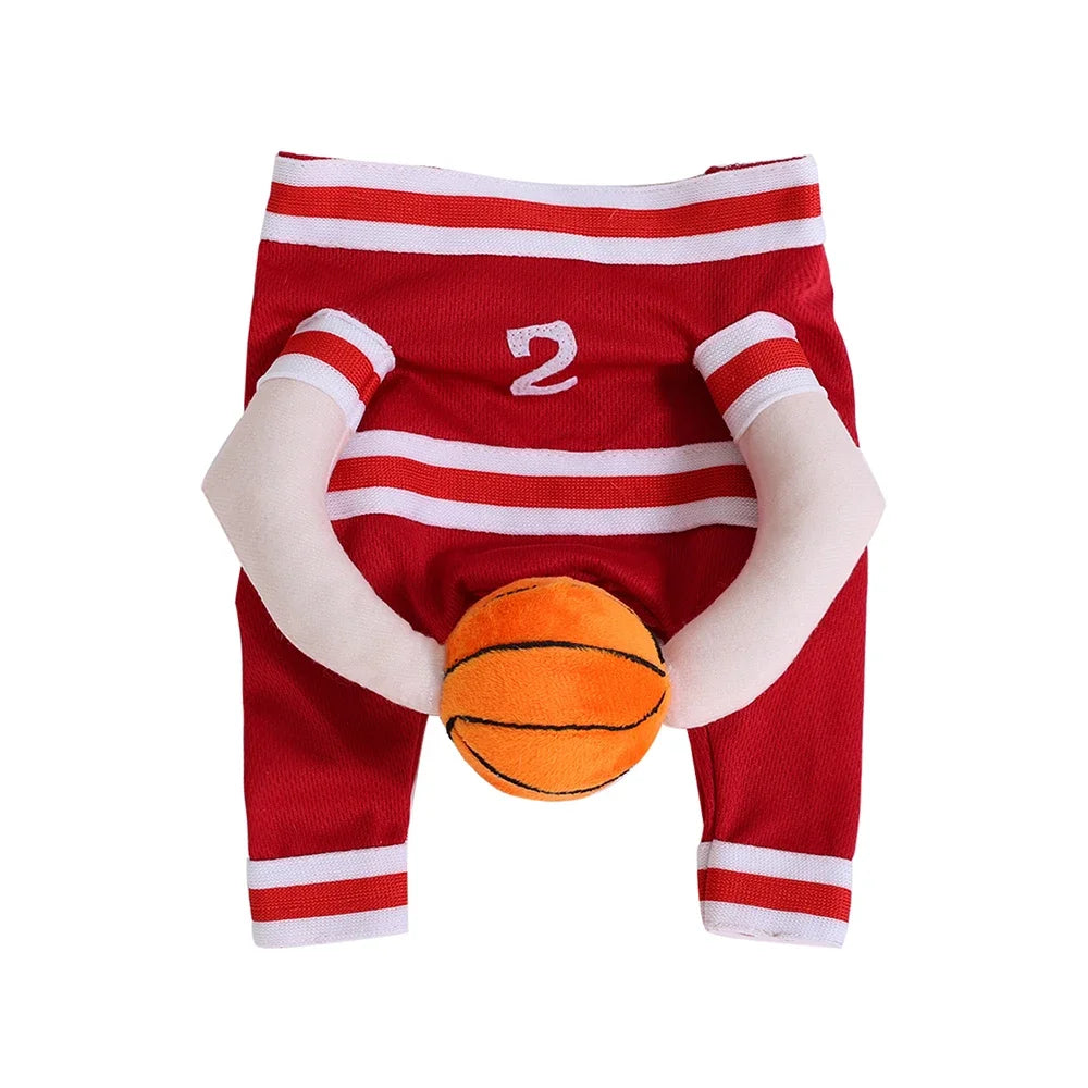 Cat Basketball Costume With Ball For Small Big Dogs Cats Funny Halloween Kitten Sport Outfits Pet Cosplay Sportswear Party Gifts