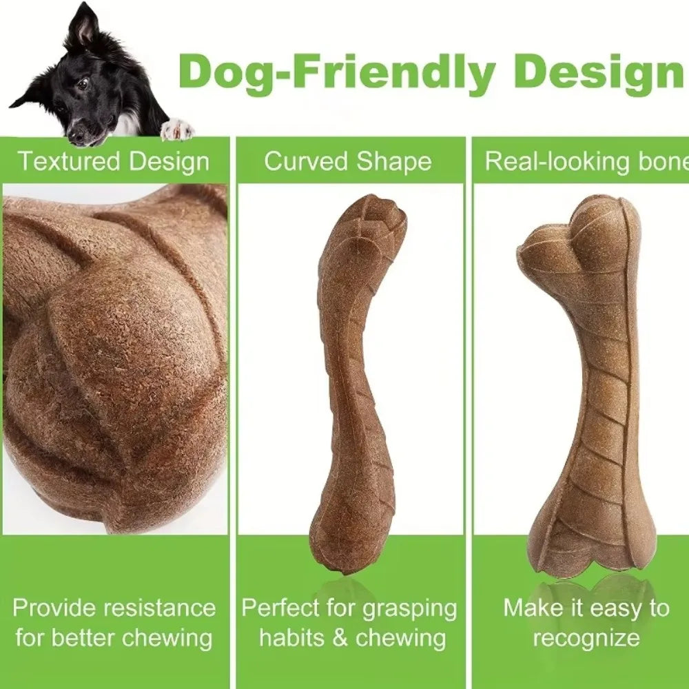 New Simulation Dog Bone Toy Teeth Sharpening Chewing Interactive Plaything Beef Fragrance Puppy Tooth Care Stick Pet Products