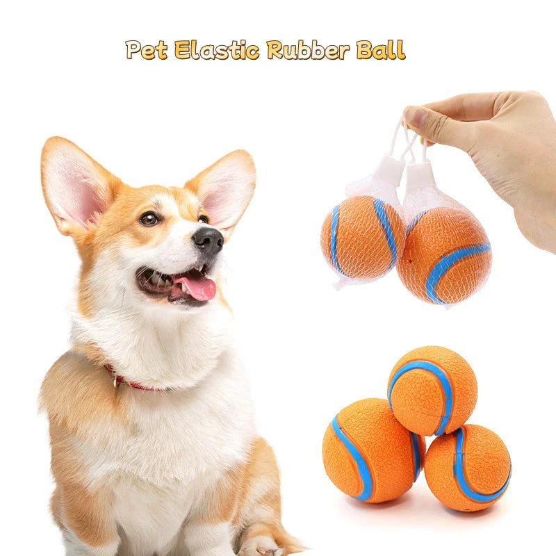 Tough Dog Toy Ball Chew Proof Elastic Jumping Fetch Ball for Large Medium Small Dogs Puppy Pet Chew Toy  Pet Accessories