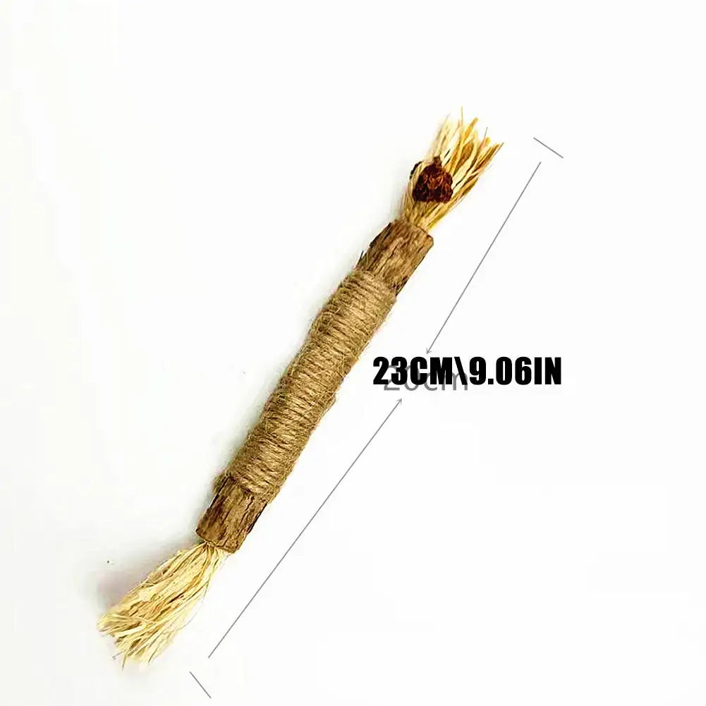 Cat Silver Vine Teeth Grinding Rod Natural Catnip Cat Toy Dental Care Wood Toy For Cat Bite Resistant Tooth Cleaning Supplies